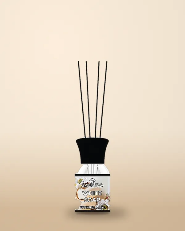 White Soap Reed Diffuser 100 ml — Sansiro Produktbild