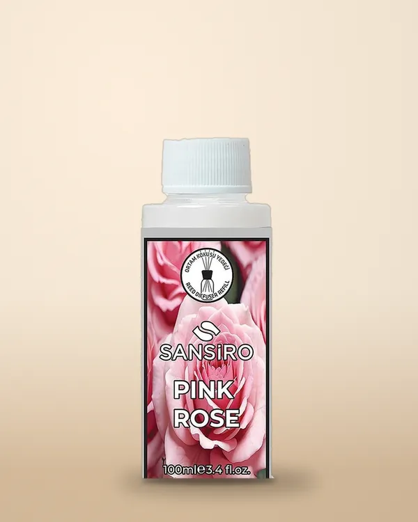 Pink Rose Reed Diffuser Yedek Ürün 100 ml — Sansiro Produktbild