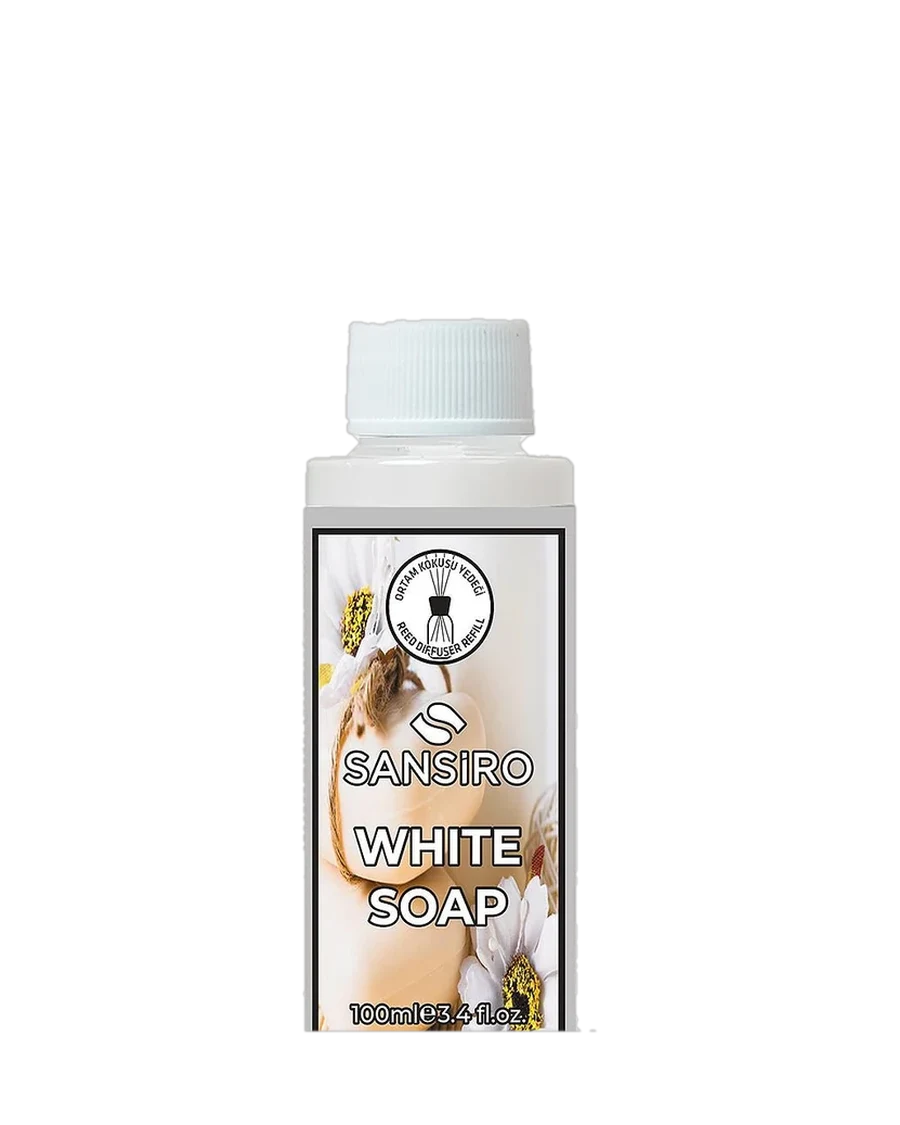 White Soap Reed Diffuser Yedek Ürün 100 ml — Sansiro ürün görseli